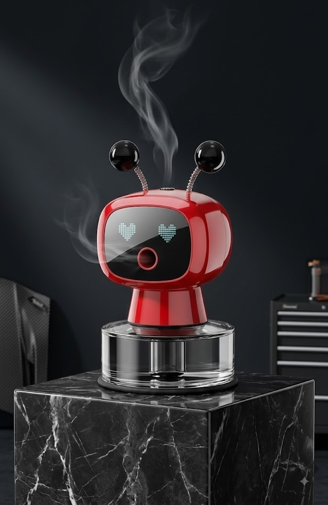 Smart Robo Car Air Freshener – Smart Ultrasonic Aromatherapy Diffuser