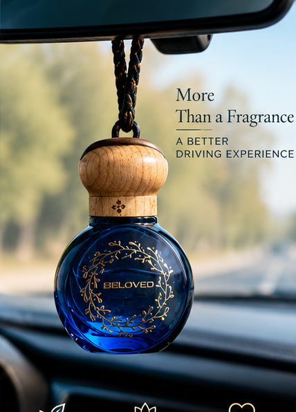 BELOVED™ Mediterranean Blue Premium Hanging Car Perfume