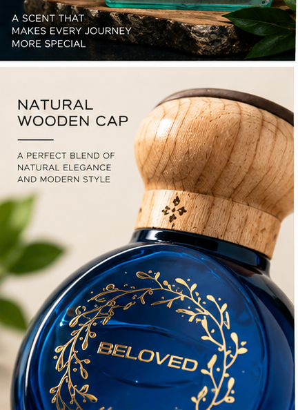 BELOVED™ Mediterranean Blue Premium Hanging Car Perfume