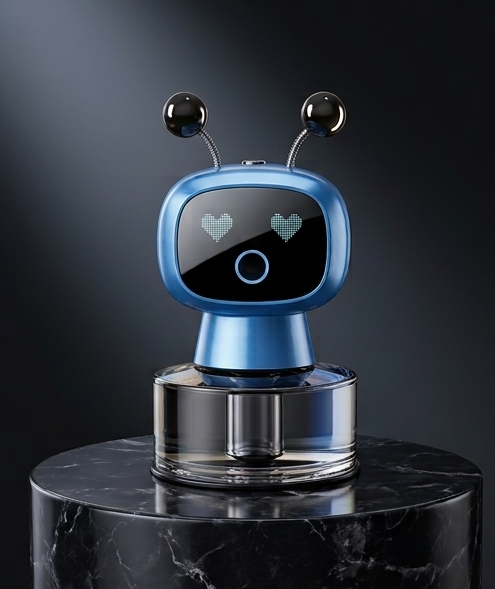 AI Robot Smart Car Air Freshener – Automatic Ultrasonic Diffuser & Aromatherapy Purifier